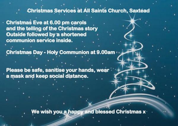 Christmas 2020 at Saxtead
